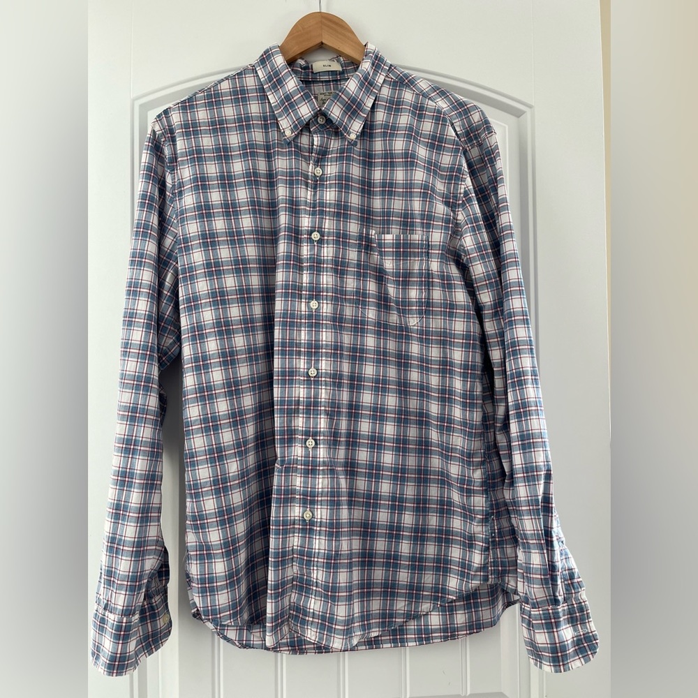 J. Crew - Slim Secret Wash Organic Cotton Poplin Shirt